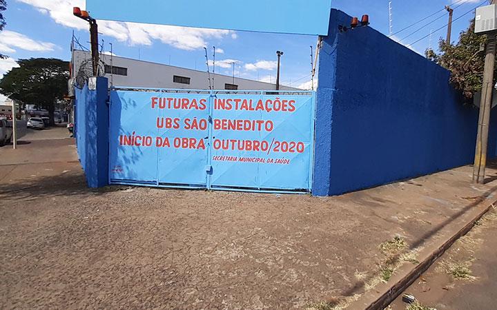 &Aacute;rea para a construção da UBS do bairro São Benedito, cujo primeiro lançamento ocorreu em outubro de 2020&nbsp;</strong><p></p><strong>(Foto/Jairo Chagas) ( )