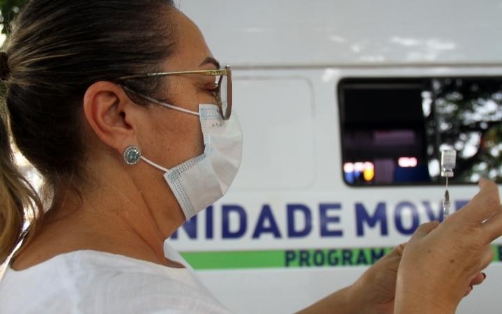 Unidade Móvel do Vacina Aqui (Foto/Arquivo JM)