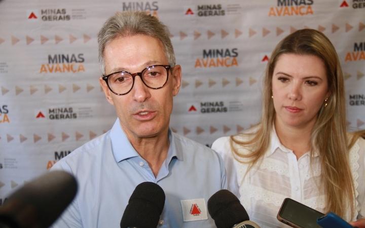 Governador Romeu Zema e Prefeita Elisa Araújo (Foto/Jairo Chagas)