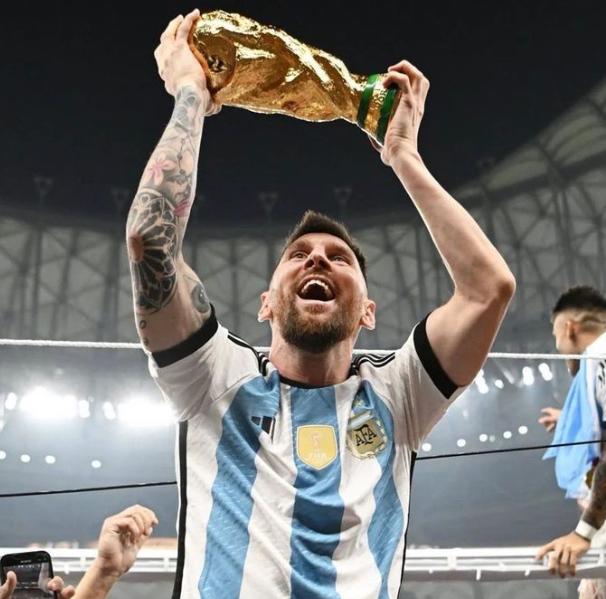 Lionel Messi, capitão da Seleção Argentina, campeã da Copa do Mundo em 2022 (Foto/Reprodução Instagram @leomessi)