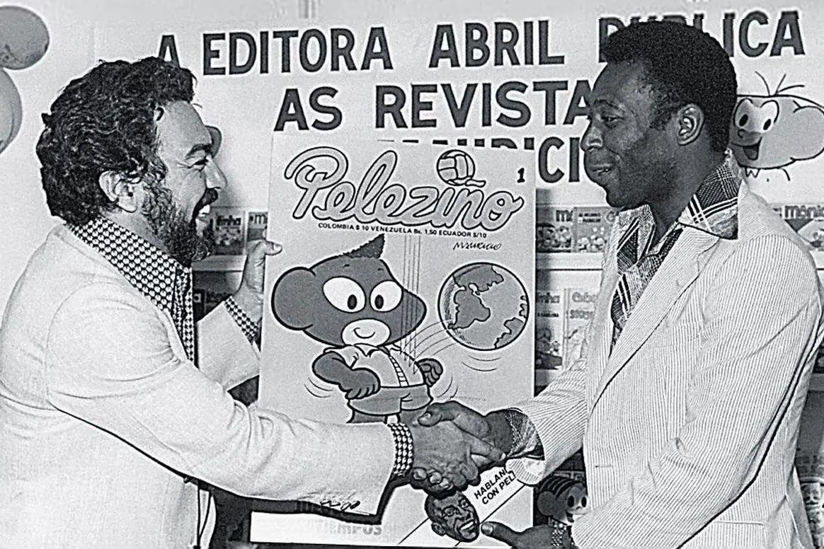 Cartunista Mauricio de Souza postou sua homenagem a Pelé (Foto/Reprodução)