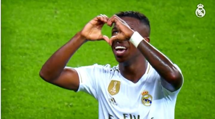 "A LaLiga combate o racismo há anos. Vini Jr (FOTO) é injusto e não é verdade publicar que a LaLiga não faz nada contra o racismo. Se informe melhor”, disse  Javier Tebas (Foto/Oficial Real Madrid)