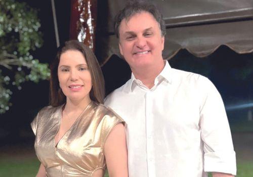 Valéria e Nicolau Laterza celebraram em família a chegada de 2023&nbsp;