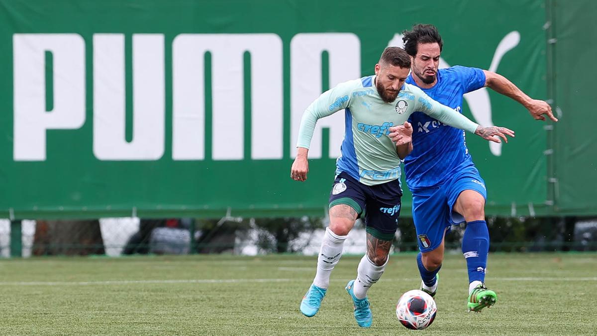 Palmeiras vence primeiro jogo treino de 2023, contra o Suzano (Foto/Reprodução Twitter @Palmeiras)