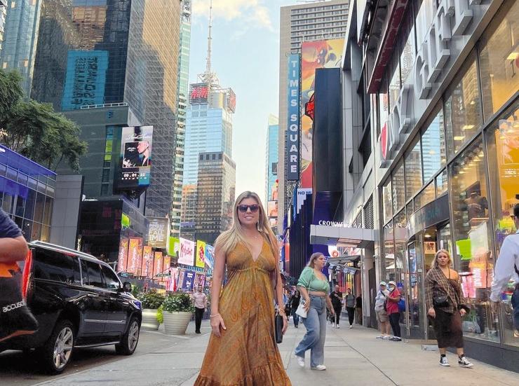 New York New York! Juliana Rosado maravilhosa na Times Square&nbsp;