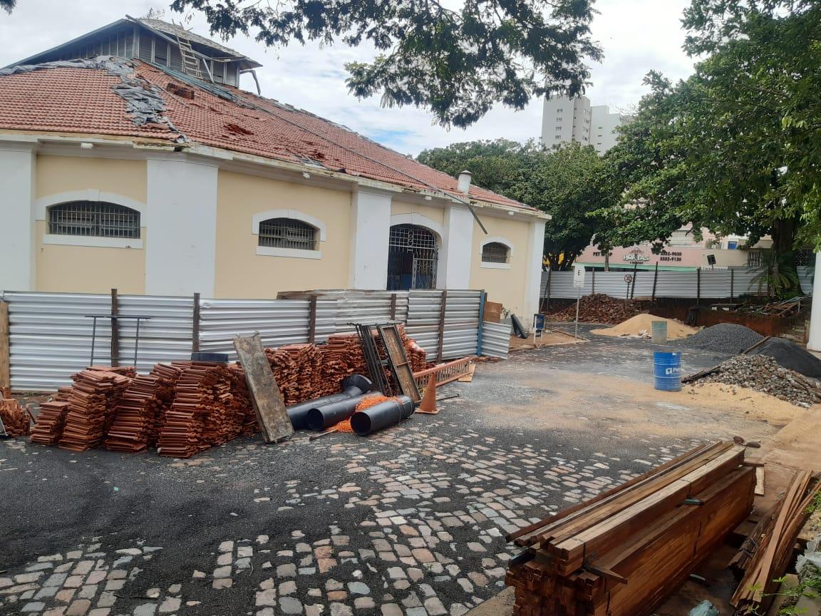 A reforma do Mercado Municipal tem previsão de término em março (Foto/Jairo Chagas)