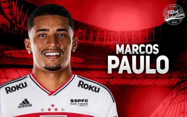 O empréstimo de Marcos Paulo junto ao Atlético de Madrid tem a duração de um ano. Ele chega com seus direitos federativos fixados em 3 milhões de euros (Foto/Youtube)