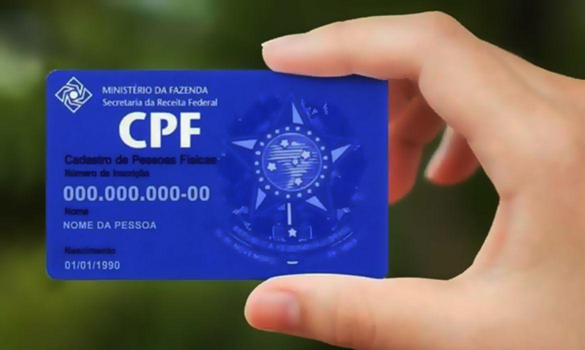 Cartão de CPF será de identificação única (Foto/Divulgação/Receita Federal)