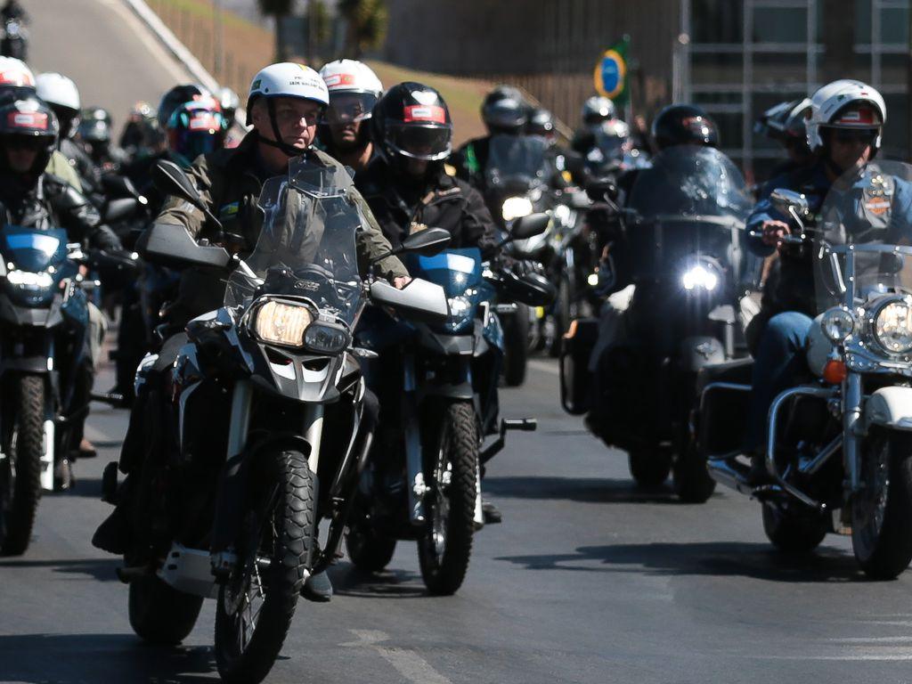 Ex-presidente Jair Bolsonaro durante motociata em 2021 (Foto/Marcello Casal Jr/Agência Brasil)