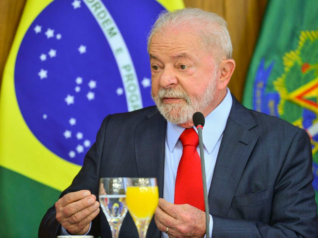 O presidente Luiz Inácio Lula da Silva durante café da manhã com jornalistas setoristas, no Palácio do Planalto (Foto/Marcelo Camargo/Agência Brasil)