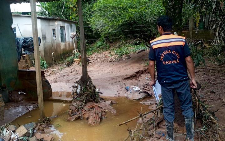  (Foto/Divulgação Defesa Civil Municipal de Sabará)