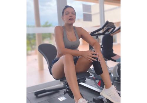 Jessika Vieira também está firme na rotina de exercícios neste ano que se iniciou (Foto/Arquivo Pessoal)