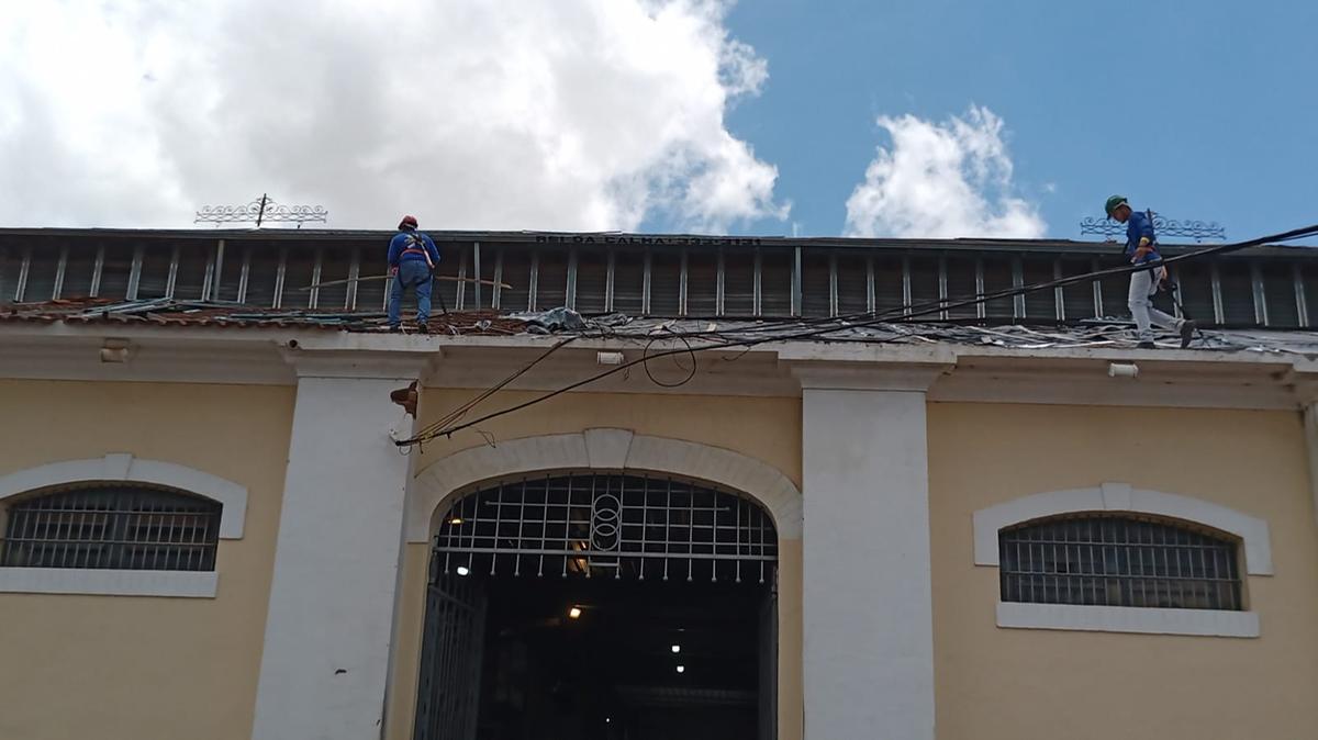 Obras no Mercado Municipal (Foto/Anderson Passos)