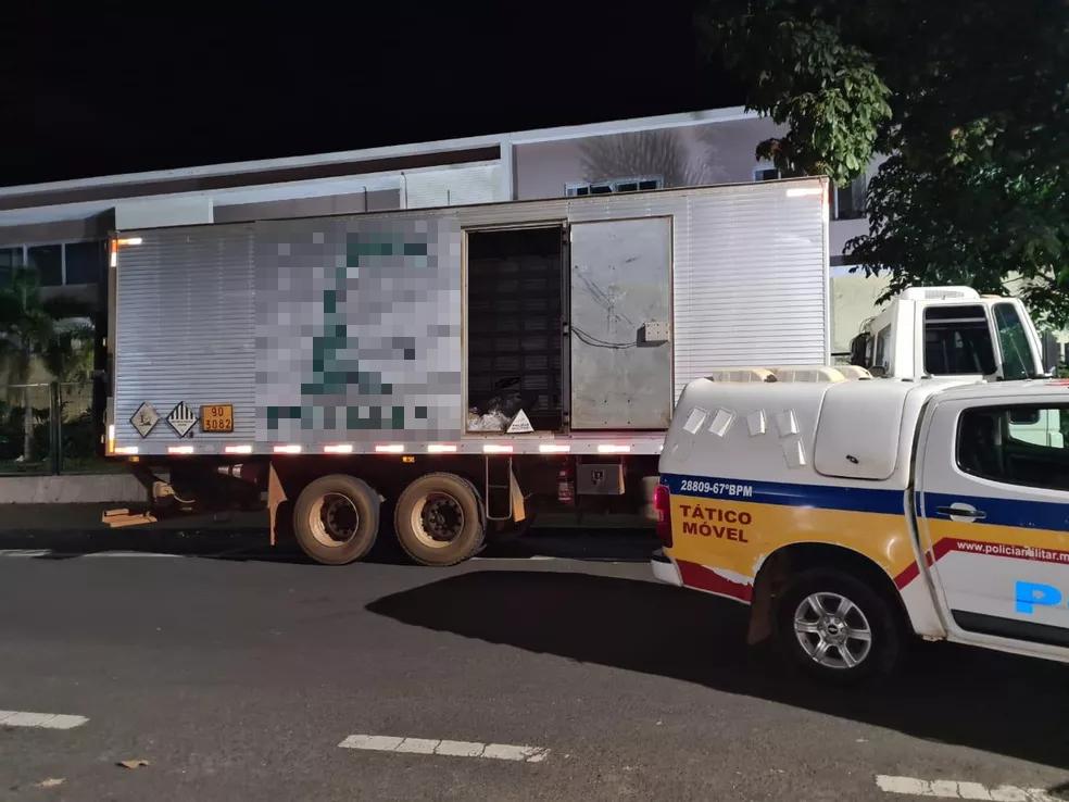 Exemplo de caminhão com carga de defensivos agrícolas (Foto/Ilustrativa/Divulgação/PMMG)