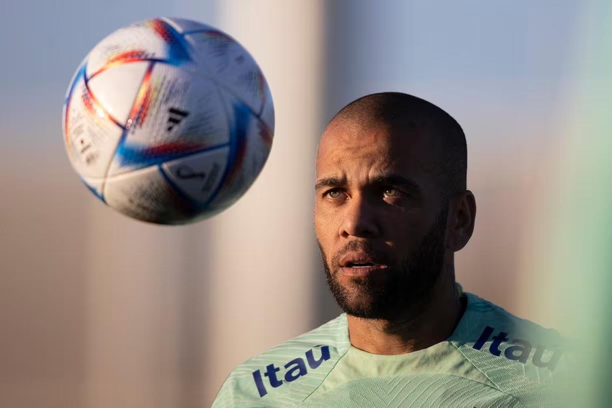 Daniel Alves, lateral-direito da Seleção Brasileira (Foto/Lucas Figueiredo/CBF)