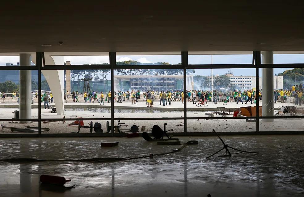 Ataques e invasões em Brasília (Foto/Adriano Machado/Reuters)