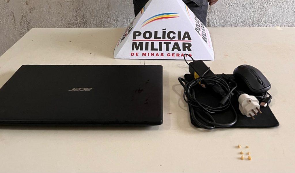 Homem é preso após roubar notebook na UPA e com ele foi encontrada pedra de crack (Foto/Divulgação)