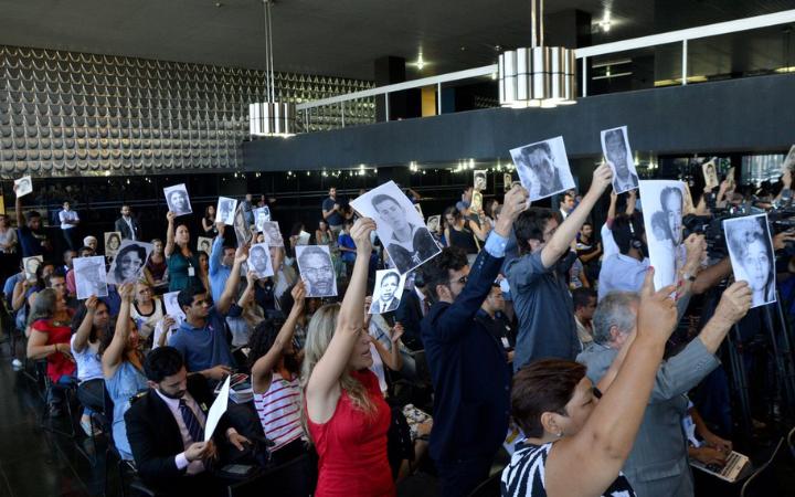 Comissão de Anistia em ato em Brasília (Foto/Agência Brasil)