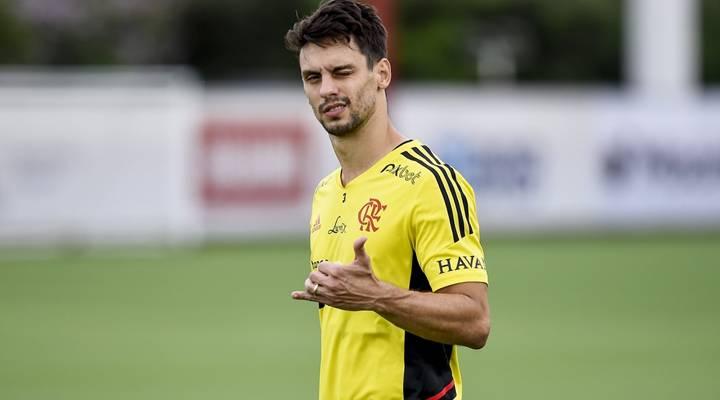 Rodrigo Caio voltou a jogar pelo Flamengo após seis medes depois de uma lesão grave no joelho. (Foto/Net Fla)