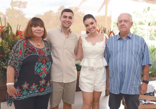 Os avós paternos do noivo, Alda Teixeira e Afonso Renato Teixeira&nbsp; (Foto/Babi Magela)