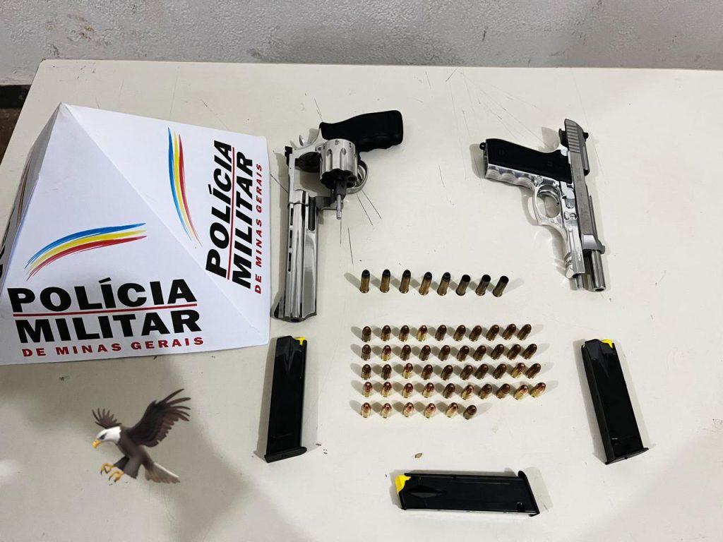 Armas e munições encontradas com os acusados (Foto/Divulgação)