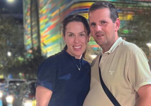 Nathalia Bernadido foi a festejada aniversariante do fim de semana, em viagem comemorou ao lado do marido Alexandre e dos filho Maitê e Fernando (Foto/Arquivo Pessoal)