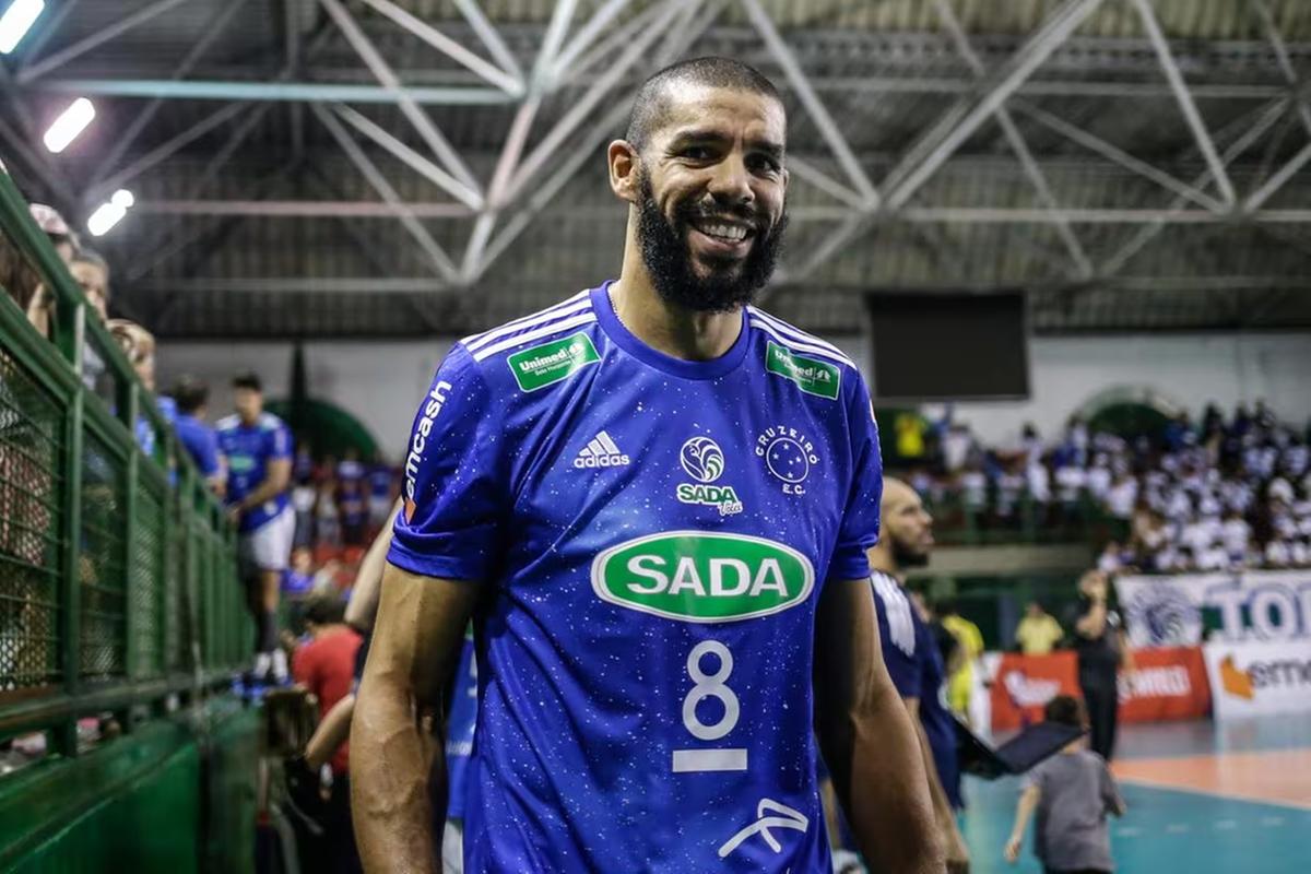 Wallace, oposto do Sada Cruzeiro (Foto/Agência i7/Sada Cruzeiro)