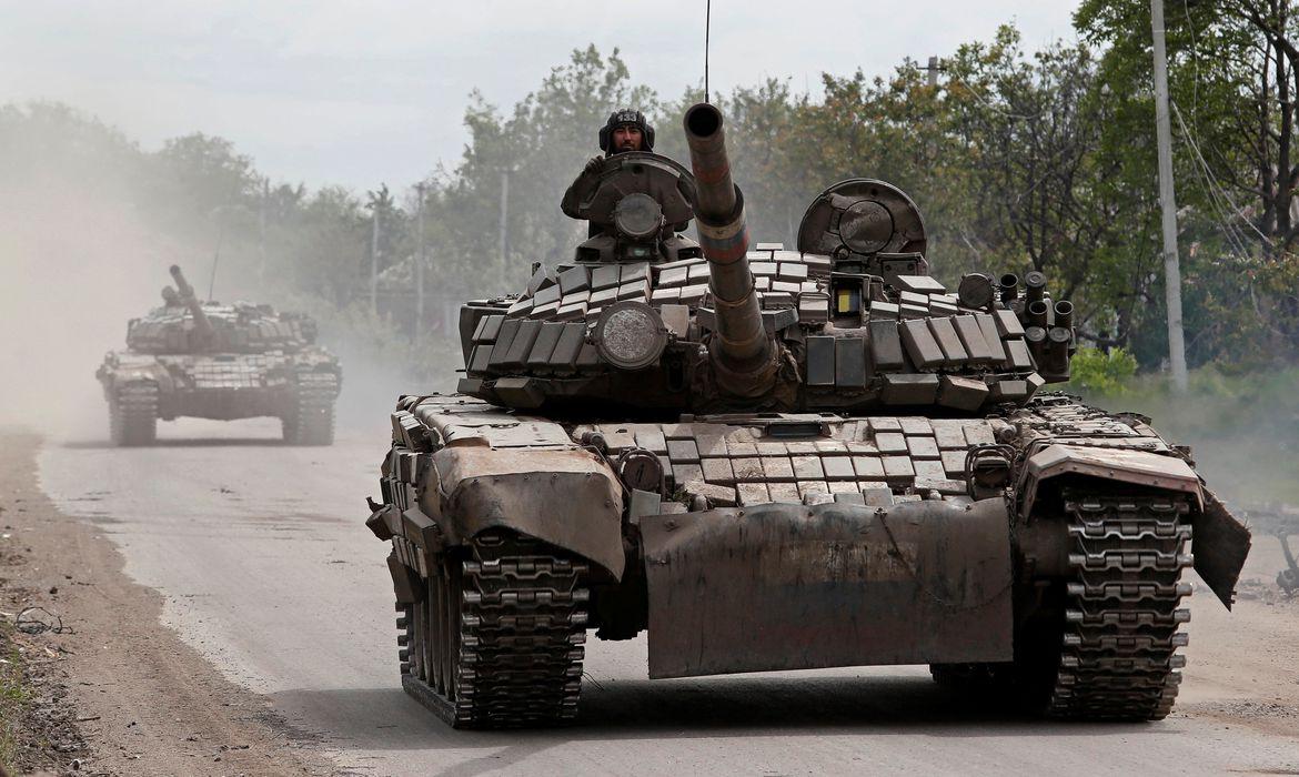Tanque de guerra usado no conflito (Agência Brasil)