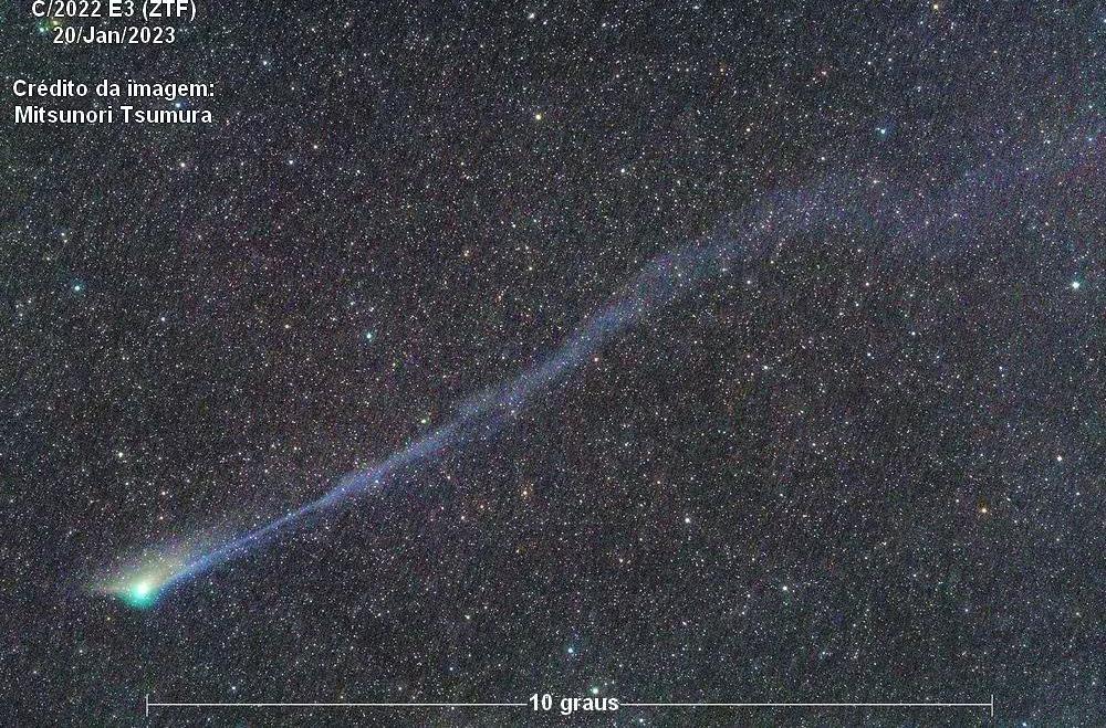 Cometa poderá ser visto a olho nu (Foto/Mitsunori Tsumura)