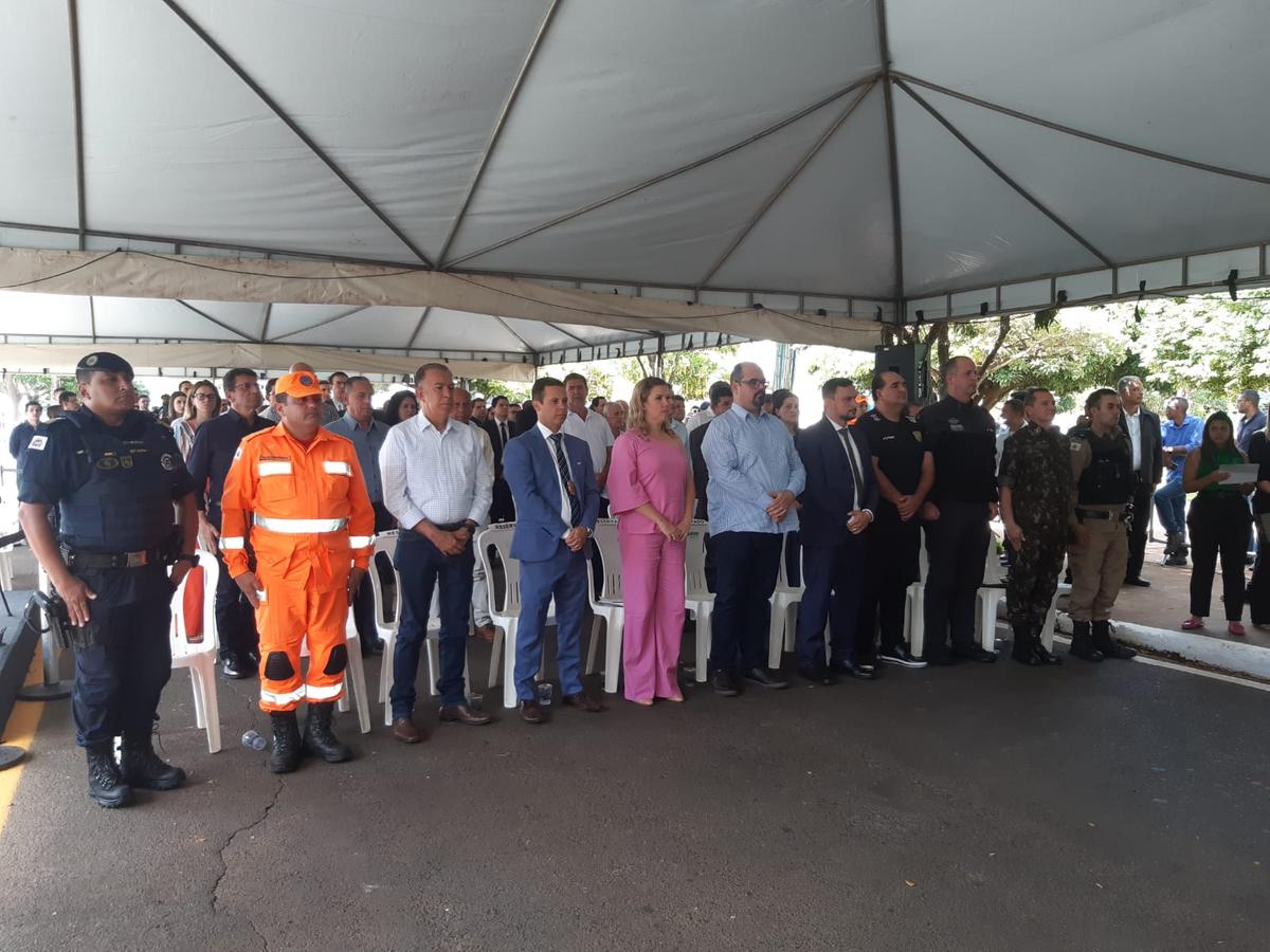 Solenidade de inauguração da nova sede da Delegacia Especializada de Repressão a Crimes Rurais de Uberaba (Foto/Jairo Chagas)