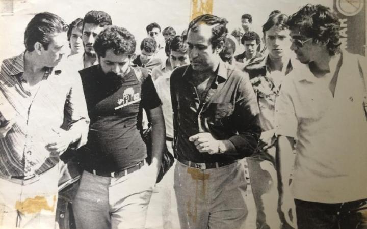 Lula em sua primeira visita a Uberaba, em 1982 (Foto/Arquivo pessoal LG)