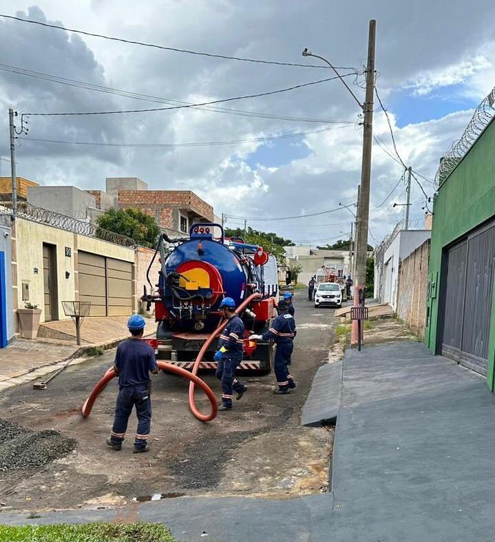 Na primeira etapa, serão implantados 109 metros de rede de recalque na Rua Tietê, além de uma caixa para abrigar o sistema de bombeamento (Foto/Codau)