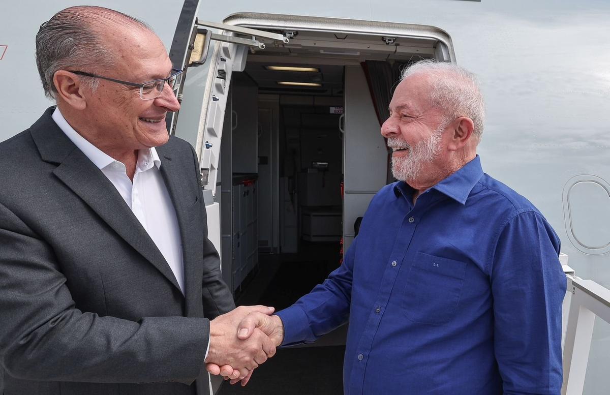 Lula e Alckmin (Foto/Ricardo Stuckert)