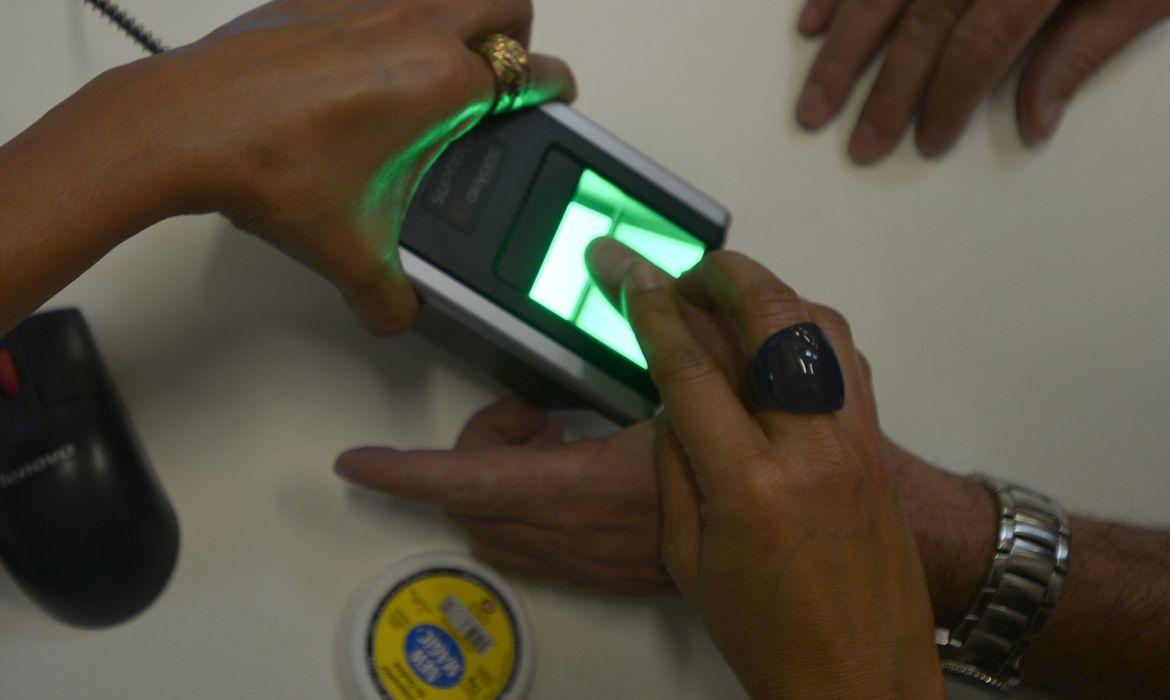 Sistema de biometria (Marcello Casal Jr/Agência Brasil)