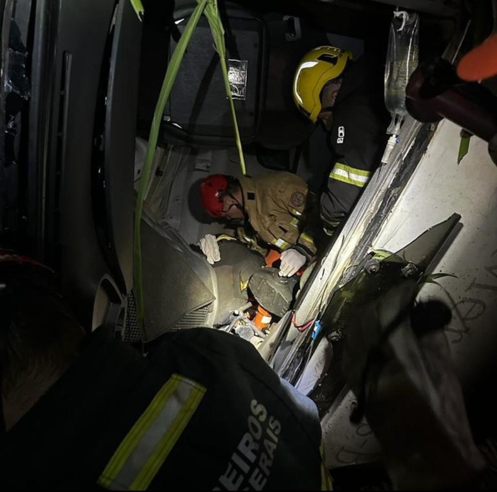 Ocorrência do Corpo de Bombeiros de Sacramento (Foto/Divulgação)