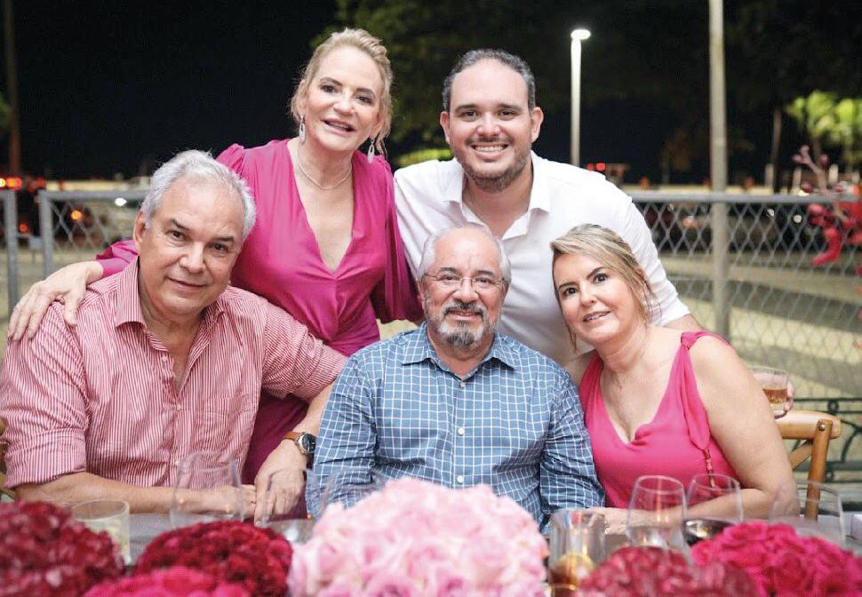 Luciene, João, Arnando, Gilson e Denise Santos (Foto/Alex Pacheco)