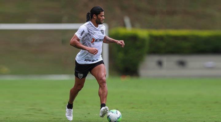 Hulk, sempre ele, deu a vitória ao Galo. O Atlético  tem 16 pontos, enquanto o Patrocinense está na terceira colocação (Foto:/Divulgação Galo)