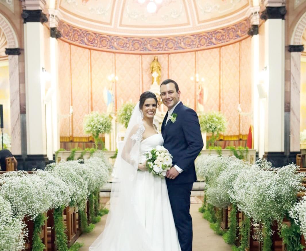 Maria Eduarda Podboy Costa Junqueira e Felipe Tonelli Borges disseram &#34;sim&#34; e foram os noivos deste mês de fevereiro (Foto/Alex Pacheco)