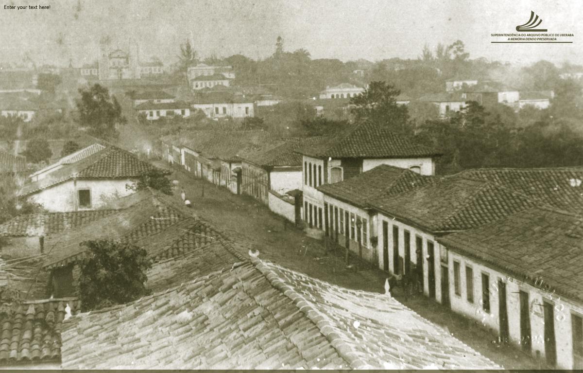 Rua Artur Machado em 1885 (Foto/Arquivo Público)