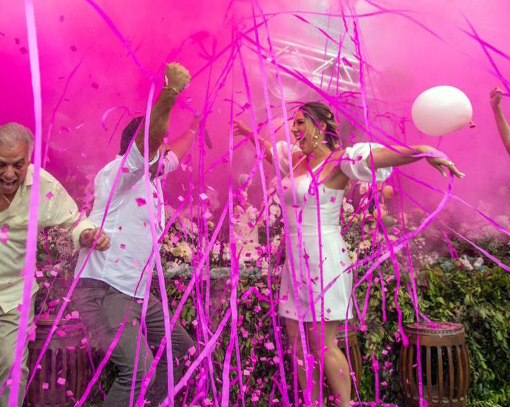 Play no mundo cor de rosa de Rafael Nogueira e Nayara de Paula, celebrando a gravidez da Primogênita Maitê (Foto/Selem Fotografia)