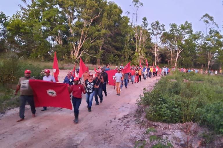 Organização do MST (Foto/Folha de S. Paulo)