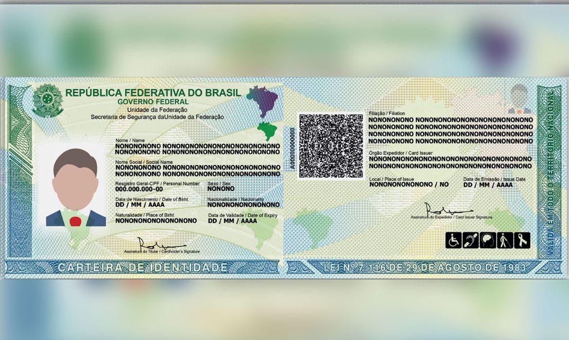 Nova Carteira de Identidade Nacional (Foto/Instituto Geral de Pesquisas do Rio Grande do Sul)