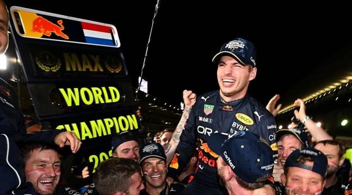 O bicampeão do mundo Max Verstappen mostrou estar mais vivo do que nunca (Foto/Clive Mason/Getty Images.)