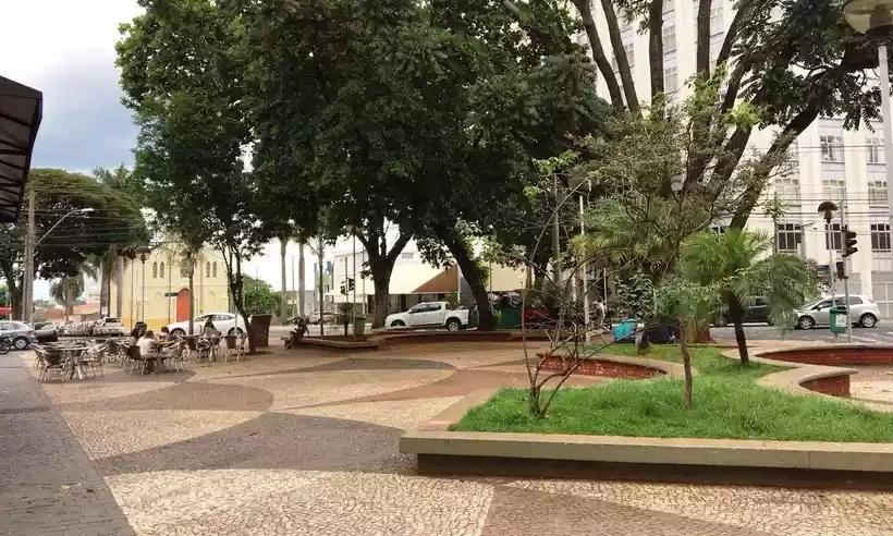 Praça é um dos locais mais movimentados da cidade aos finais de semana (Foto/Divulgação/Prefeitura de Uberlândia)