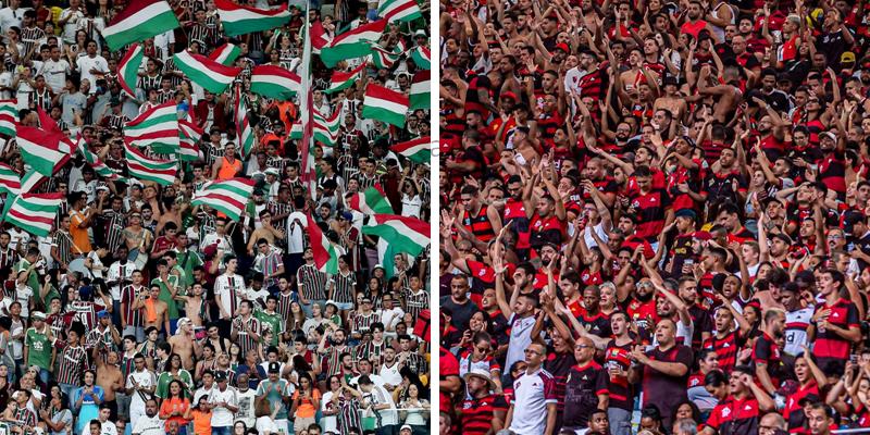 Flamengo perde invencibilidade para Vasco e decide Taça Guanabara com Fluminense (Foto/Montagem)