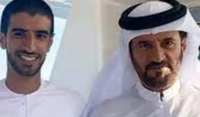 Saif Muhammad bin Salim, ao lado de seu pai, Mohammed Ben Sulayem (Foto/Divulgação/Jornal “O Tempo”)