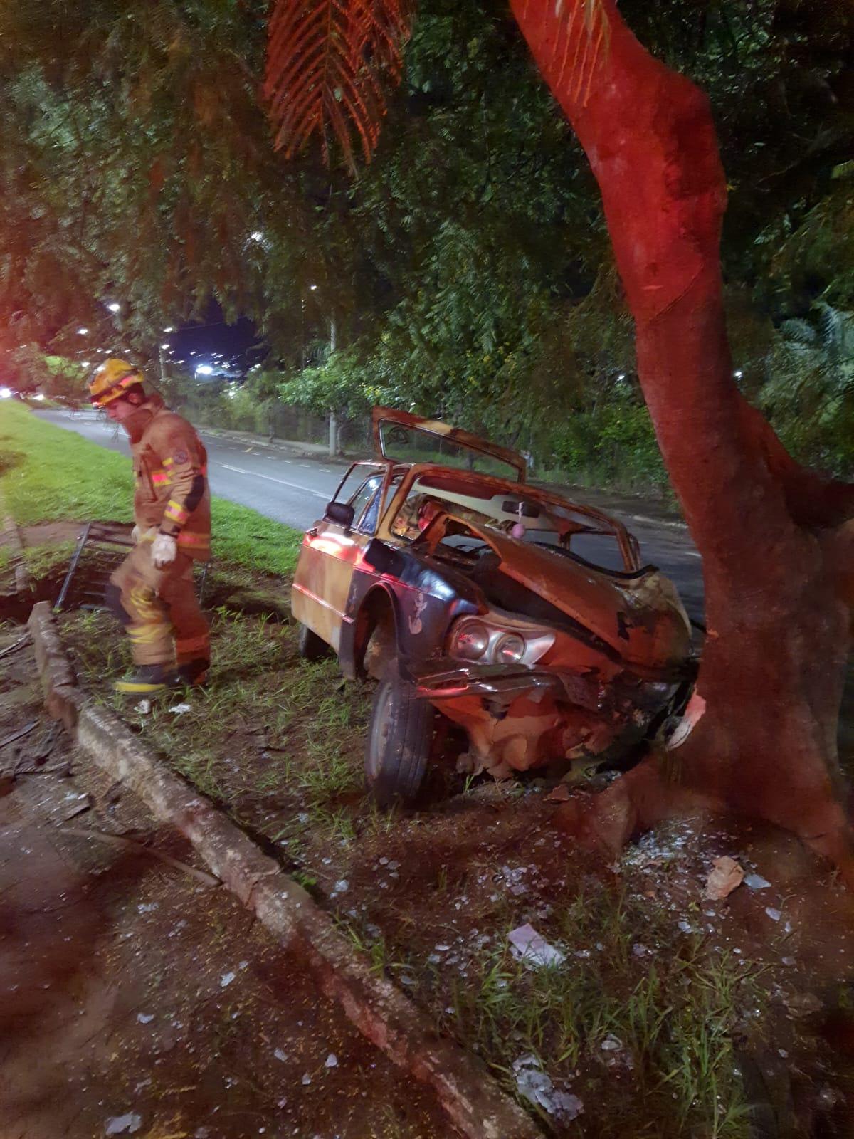 Não houve vítimas fatais (Foto/Divulgação/Corpo de Bombeiros)