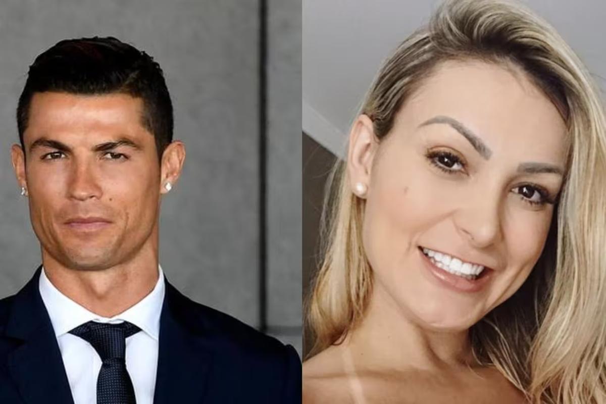Andressa Urach afirma ter feito sexo com Cristiano Ronaldo enquanto ele estava noivo (Foto/AFP e @andressaurachoficial/Reprodução)
