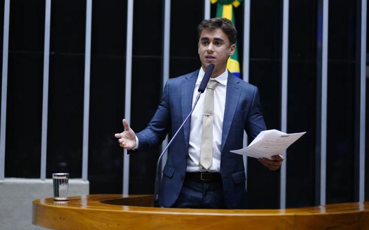 O deputado federal Nikolas Ferreira (Foto/Pablo Valadares/Câmara dos Deputados)