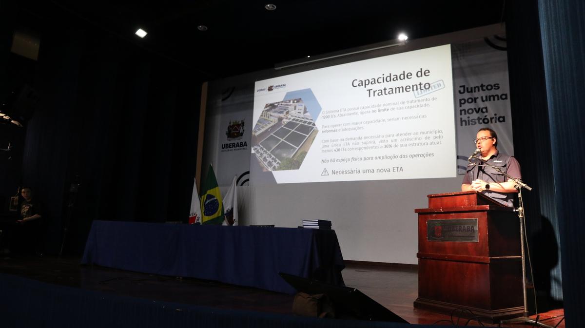 A decisão por utilizar o rio Grande como segunda fonte de captação de água foi anunciada em audiência pública, no fim do ano passado (Foto/Divulgação)